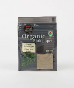 organic black pepper